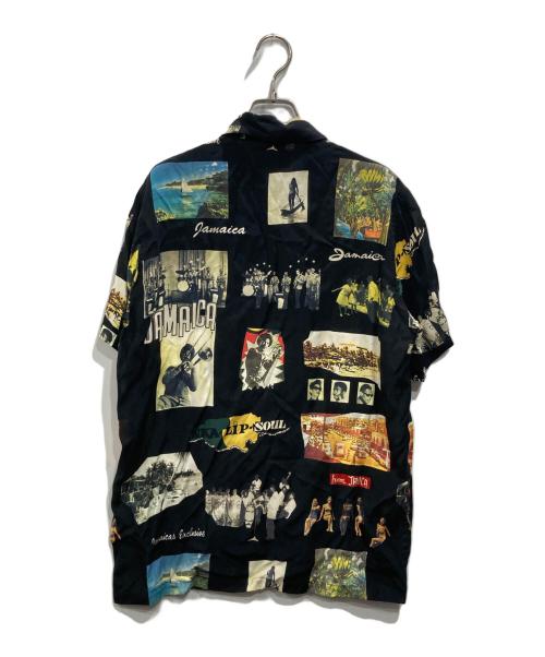WACKO MARIA（ワコマリア）WACKO MARIA (ワコマリア) KINGSTON JAMAICA S/S HAWAIIAN SHIRT ブラック サイズ:Lの古着・服飾アイテム