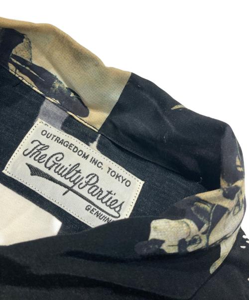 WACKO MARIA（ワコマリア）WACKO MARIA (ワコマリア) KINGSTON JAMAICA S/S HAWAIIAN SHIRT ブラック サイズ:Lの古着・服飾アイテム