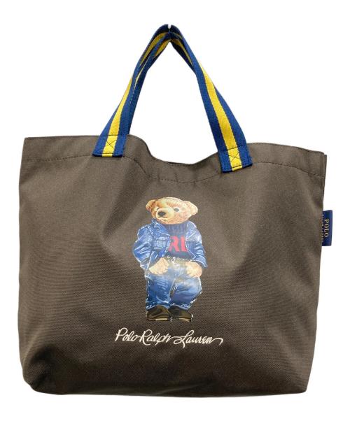 POLO RALPH LAUREN（ポロ・ラルフローレン）POLO RALPH LAUREN (ポロ・ラルフローレン) トートバッグ ブラウンの古着・服飾アイテム