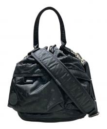 POTR（ピー・オー・ティー・アール）の古着「モノグラム2WAYツールバッグ」｜ブラック