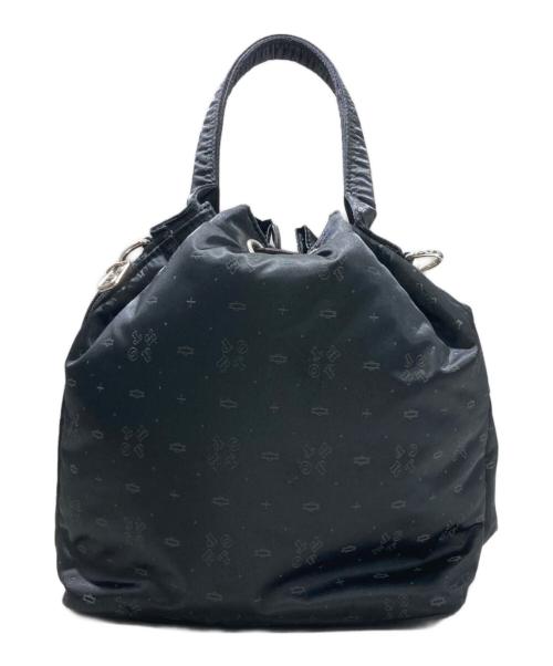 POTR（ピー・オー・ティー・アール）POTR (ピー・オー・ティー・アール) モノグラム2WAYツールバッグ ブラックの古着・服飾アイテム