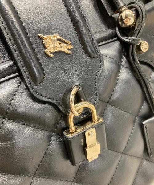 BURBERRY（バーバリー）BURBERRY (バーバリー) キルティングレザーバッグの古着・服飾アイテム