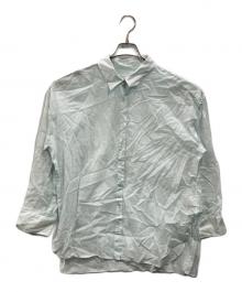 Plage（プラージュ）の古着「シアーシャツ」｜スカイブルー