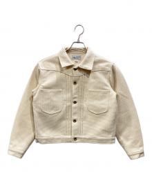 The Blurred CLOTHING（ブラードクロージング）の古着「BLD145 SASHIKO BLOUSE」｜アイボリー