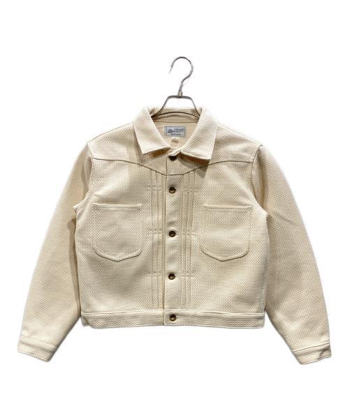 The Blurred CLOTHING（ブラードクロージング）The Blurred CLOTHING (ブラードクロージング) BLD145 SASHIKO BLOUSE アイボリー サイズ:38の古着・服飾アイテム