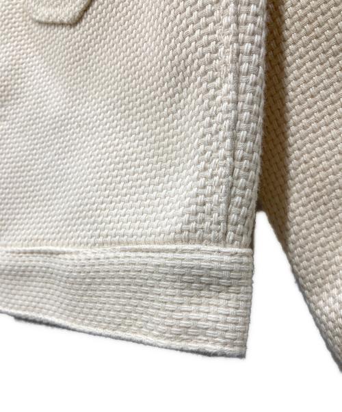 The Blurred CLOTHING（ブラードクロージング）The Blurred CLOTHING (ブラードクロージング) BLD145 SASHIKO BLOUSE アイボリー サイズ:38の古着・服飾アイテム