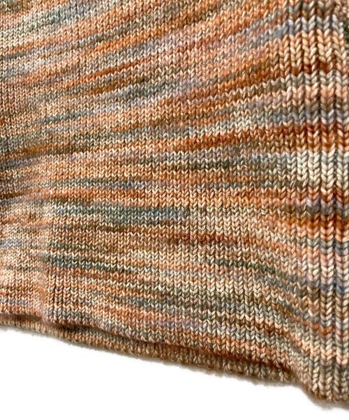 CLANE（クラネ）CLANE (クラネ) MIX BORDER SIDE HOLE KNIT TOPS マルチカラー サイズ:2 未使用品の古着・服飾アイテム