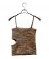 CLANE (クラネ) MIX BORDER SIDE HOLE KNIT TOPS マルチカラー サイズ:2 未使用品：6000円