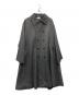 soerte（ソエルテ）の古着「Oversize double breasted stand collar coat」｜グレー