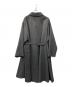 soerte (ソエルテ) Oversize double breasted stand collar coat グレー サイズ:3：8000円