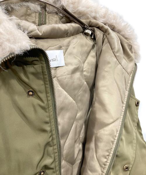 soerte（ソエルテ）soerte (ソエルテ) Sleeve Deformation N-2B Flight Jacket グリーン サイズ:3の古着・服飾アイテム