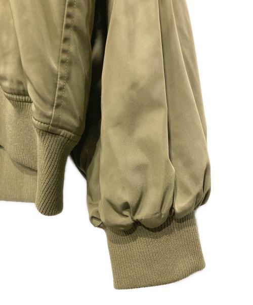 soerte（ソエルテ）soerte (ソエルテ) Sleeve Deformation N-2B Flight Jacket グリーン サイズ:3の古着・服飾アイテム