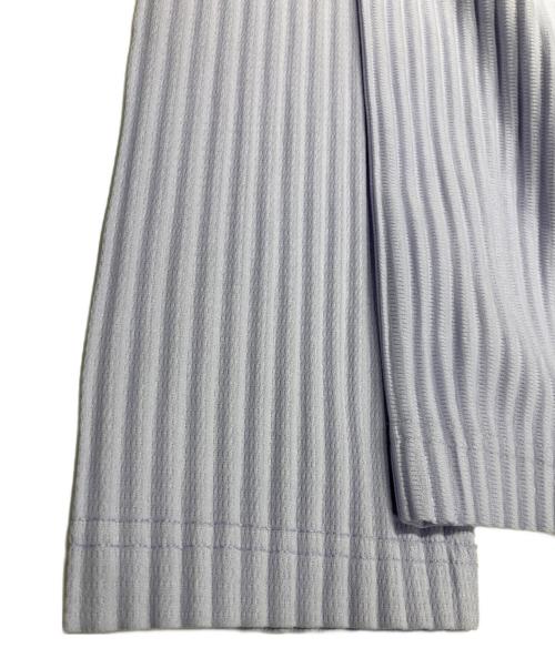 HOMME PLISSE ISSEY MIYAKE（オム プリッセ イッセイ ミヤケ）HOMME PLISSE ISSEY MIYAKE (オム プリッセ イッセイ ミヤケ) プリーツロングスリーブカットソー パープル サイズ:3の古着・服飾アイテム