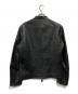 wjk (ダブルジェイケー) シングルライダースジャケット ブラック サイズ:3：9000円
