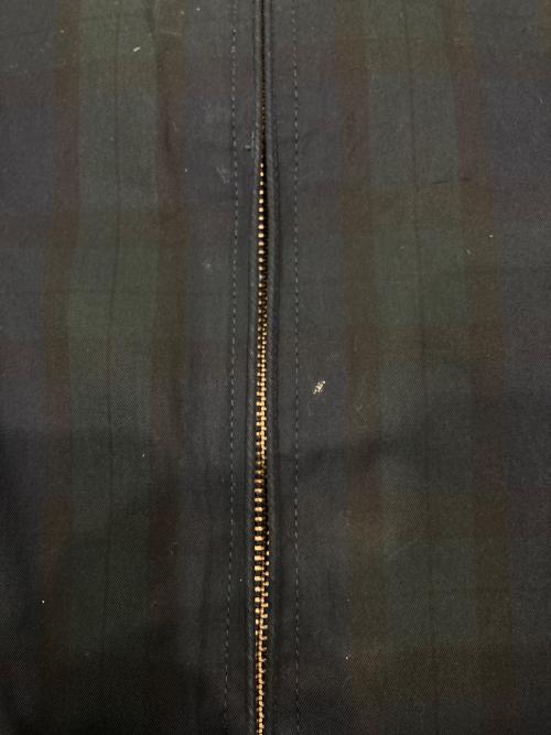 BROOKS BROTHERS（ブルックスブラザーズ）BROOKS BROTHERS (ブルックスブラザーズ) チェック柄ブルゾン ネイビー サイズ:SIZE Mの古着・服飾アイテム