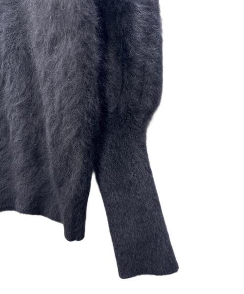 La boutique BonBon（ラブティックボンボン）La boutique BonBon (ラブティックボンボン) ヘアリーパフスリーブニット ブラック サイズ:Freeの古着・服飾アイテム