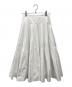allureville（アルアバイル）の古着「ティアードプリーツスカート」｜ホワイト