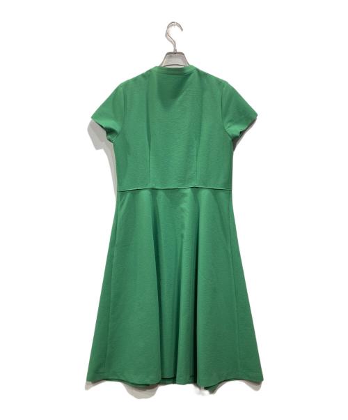 AMACA（アマカ）AMACA (アマカ) サッカーストレッチフレアワンピース グリーン サイズ:38の古着・服飾アイテム