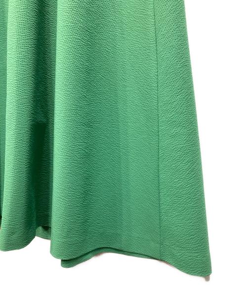 AMACA（アマカ）AMACA (アマカ) サッカーストレッチフレアワンピース グリーン サイズ:38の古着・服飾アイテム