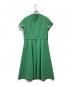 AMACA (アマカ) サッカーストレッチフレアワンピース グリーン サイズ:38：12000円