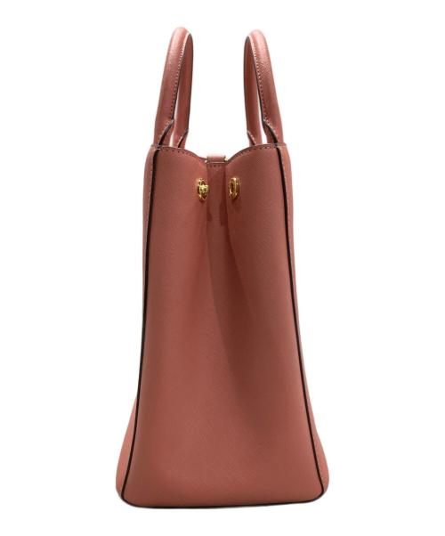 LAUREN RALPH LAUREN（ローレンラルフローレン）LAUREN RALPH LAUREN (ローレンラルフローレン) 2WAYショルダーバッグ ピンクの古着・服飾アイテム