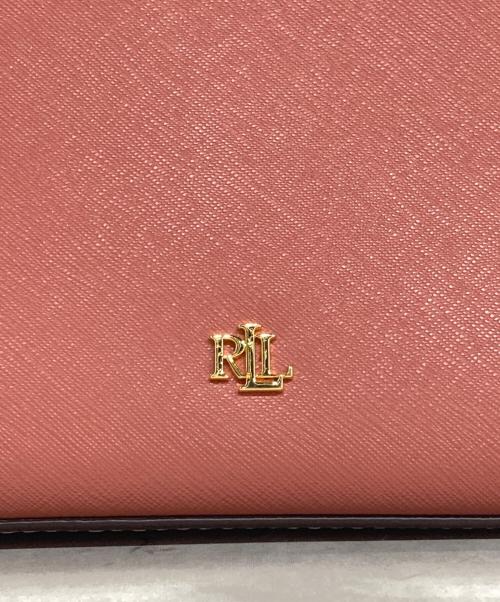 LAUREN RALPH LAUREN（ローレンラルフローレン）LAUREN RALPH LAUREN (ローレンラルフローレン) 2WAYショルダーバッグ ピンクの古着・服飾アイテム