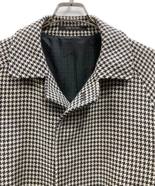 TAGLIATORE（タリアトーレ）TAGLIATORE (タリアトーレ) バルカラーコート ホワイト×ブラック サイズ:不明の古着・服飾アイテム
