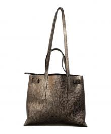GIANNI CHIARINI（ジャンニ キアリーニ）の古着「アルテアトートバッグM」｜ゴールド