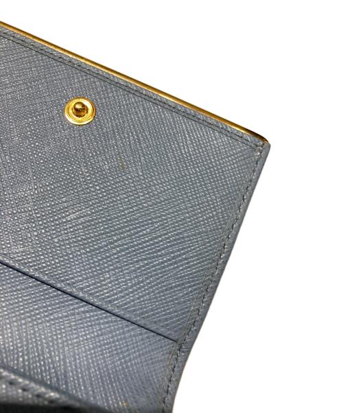 PRADA（プラダ）PRADA (プラダ) サフィアーノコインケース スカイブルー サイズ:-の古着・服飾アイテム