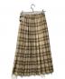 MACKINTOSH PHILOSOPHY (マッキントッシュ フィロソフィー) チェックキルトスカート ベージュ サイズ:SIZE XS：6000円