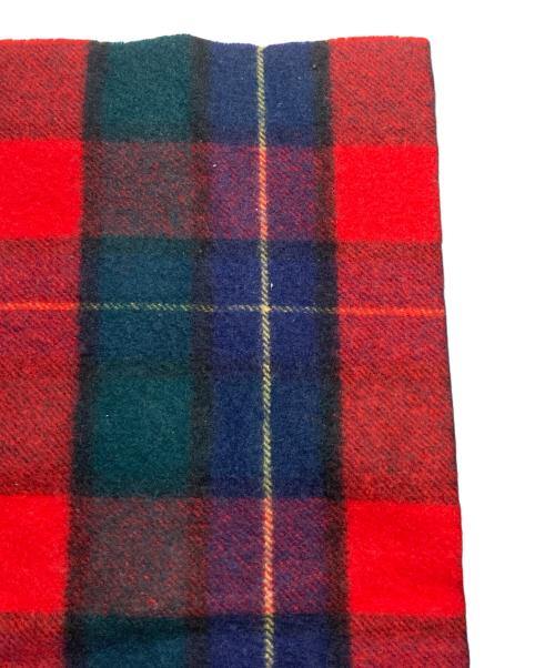 JOHNSTONS OF ELGIN（ジョンストンズオブエルガン）JOHNSTONS OF ELGIN (ジョンストンズオブエルガン) カシミヤマフラー ネイビー×レッドの古着・服飾アイテム