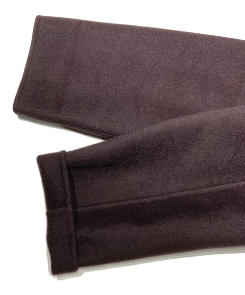 ISSEY MIYAKE WHITE LABEL（イッセイミヤケホワイトレーベル）ISSEY MIYAKE WHITE LABEL (イッセイミヤケホワイトレーベル) スタンドカラーコート ブラウン サイズ:3の古着・服飾アイテム