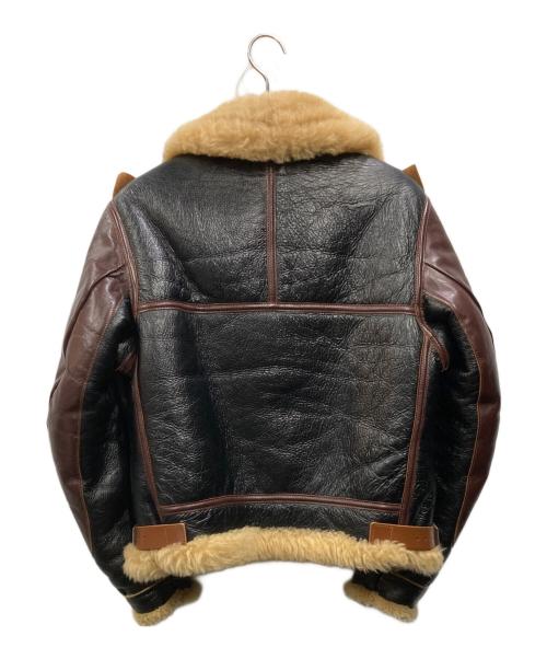 THE FEW（ザ・フュー）THE FEW (ザ・フュー) B-3ジャケット ブラック×ブラウン サイズ:36の古着・服飾アイテム