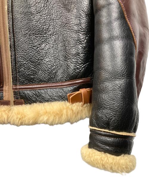 THE FEW（ザ・フュー）THE FEW (ザ・フュー) B-3ジャケット ブラック×ブラウン サイズ:36の古着・服飾アイテム