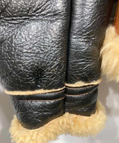 THE FEW（ザ・フュー）THE FEW (ザ・フュー) B-3ジャケット ブラック×ブラウン サイズ:36の古着・服飾アイテム