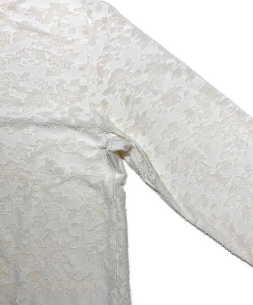 BEARDSLEY（ビアズリー）BEARDSLEY (ビアズリー) フラワージャガードカットソー アイボリー サイズ:Fの古着・服飾アイテム