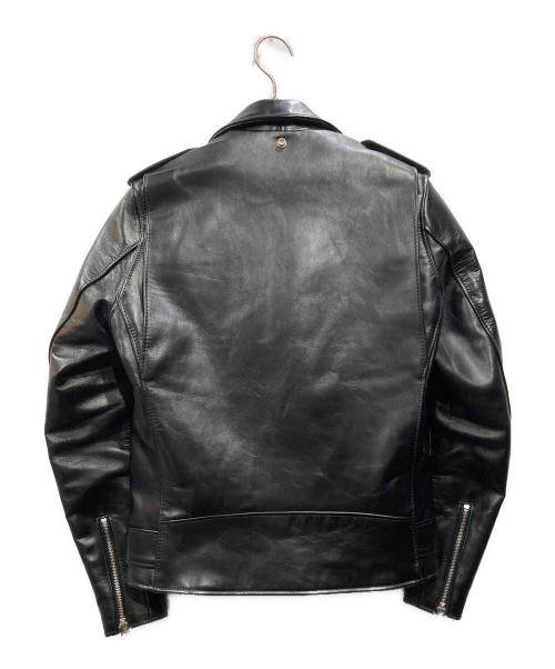 Schott（ショット）Schott (ショット) ホースハイドワンスター ダブルライダース ブラック サイズ:Sの古着・服飾アイテム