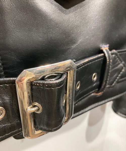 Schott（ショット）Schott (ショット) ホースハイドワンスター ダブルライダース ブラック サイズ:Sの古着・服飾アイテム