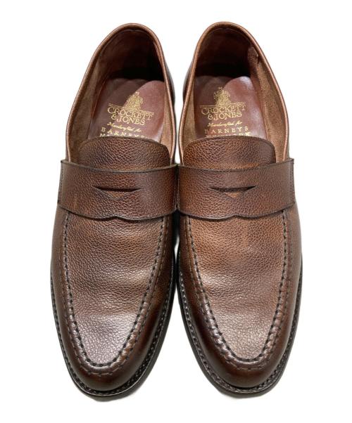 Crockett & Jones（クロケット＆ジョーンズ）Crockett & Jones (クロケット＆ジョーンズ) コインローファー ブラウン サイズ:7の古着・服飾アイテム