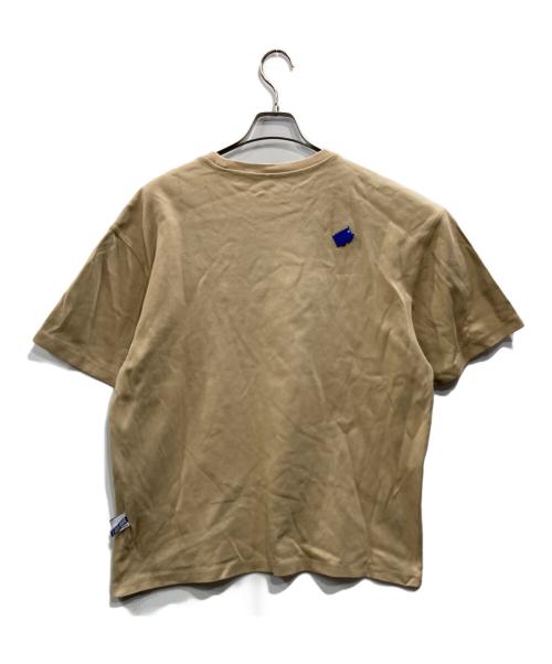 ADER error（アーダーエラー）ADER error (アーダーエラー) MAISON KITSUNE (メゾンキツネ) コラボワッペンカットソー ベージュ サイズ:A3の古着・服飾アイテム