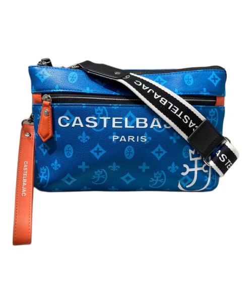 CASTELBAJAC（カステルバジャック）CASTELBAJAC (カステルバジャック) ショルダーバッグ ブルーの古着・服飾アイテム
