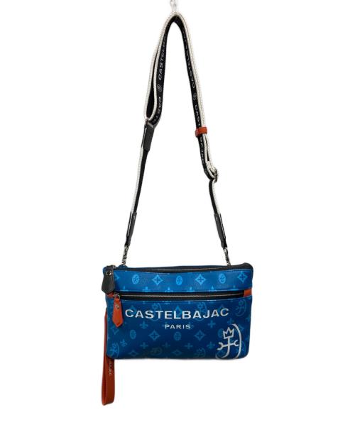 CASTELBAJAC（カステルバジャック）CASTELBAJAC (カステルバジャック) ショルダーバッグ ブルーの古着・服飾アイテム