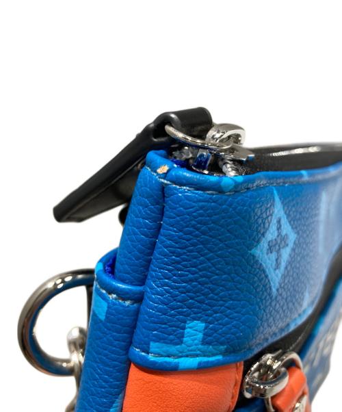 CASTELBAJAC（カステルバジャック）CASTELBAJAC (カステルバジャック) ショルダーバッグ ブルーの古着・服飾アイテム