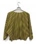 PLEATS PLEASE (プリーツプリーズ) プリーストライプブラウス イエロー×ブラック サイズ:3：5000円