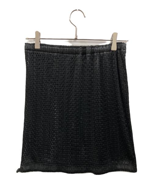 PLEATS PLEASE（プリーツプリーズ）PLEATS PLEASE (プリーツプリーズ) カットワークスカート ブラック サイズ:Freeの古着・服飾アイテム