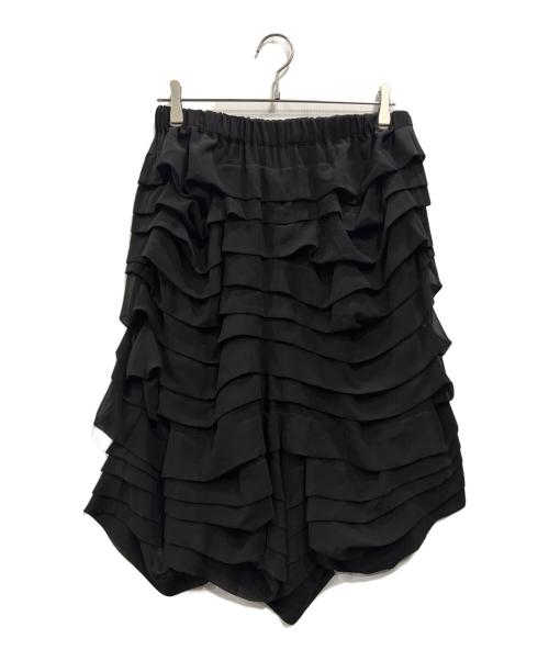 COMME des GARCONS COMME des GARCONS（コムデギャルソン コムデギャルソン）COMME des GARCONS COMME des GARCONS (コムデギャルソン コムデギャルソン) フリルスカート ブラック サイズ:Mの古着・服飾アイテム