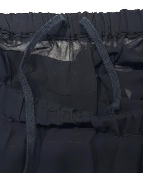 COMME des GARCONS COMME des GARCONS（コムデギャルソン コムデギャルソン）COMME des GARCONS COMME des GARCONS (コムデギャルソン コムデギャルソン) フリルスカート ブラック サイズ:Mの古着・服飾アイテム