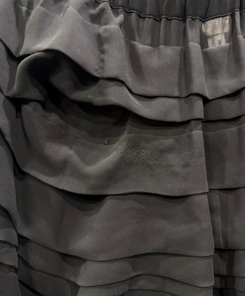 COMME des GARCONS COMME des GARCONS（コムデギャルソン コムデギャルソン）COMME des GARCONS COMME des GARCONS (コムデギャルソン コムデギャルソン) フリルスカート ブラック サイズ:Mの古着・服飾アイテム