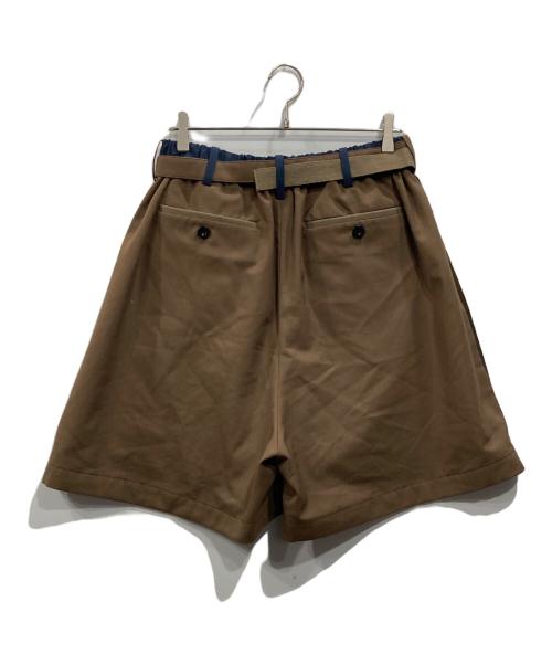 sacai（サカイ）sacai (サカイ) ハーフパンツ ブラウン サイズ:2の古着・服飾アイテム