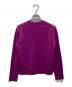 NOLLEY'S sophi (ノーリーズソフィー) ウール100%クルーネックカーディガン パープル サイズ:36：4500円